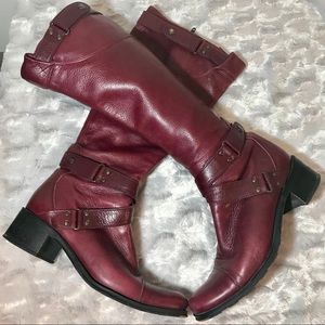 Kenneth Cole beautiful red leather boots. 7.5. M